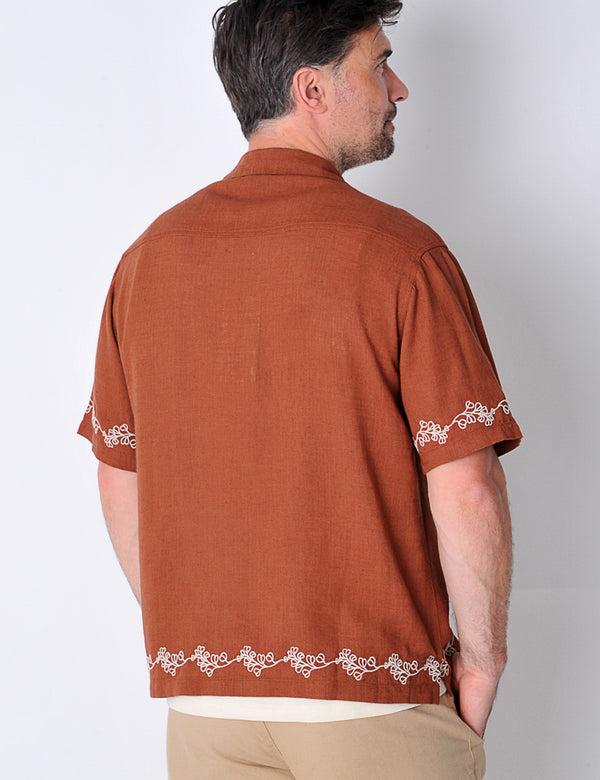 Southwold Shirt in Russet