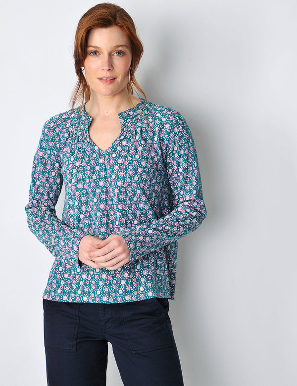 Holywell Blouse in Green