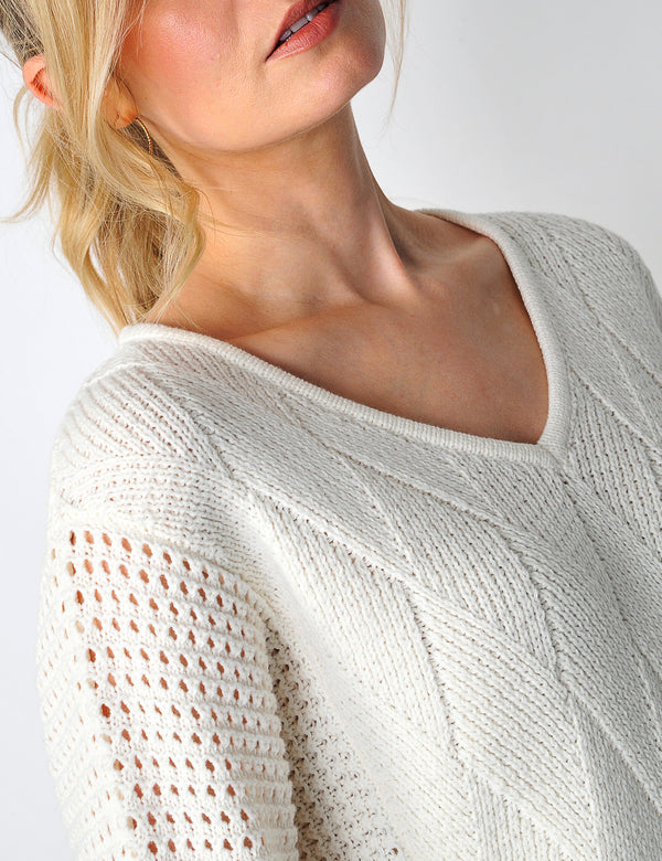 Freathy Jumper in Cloudy White