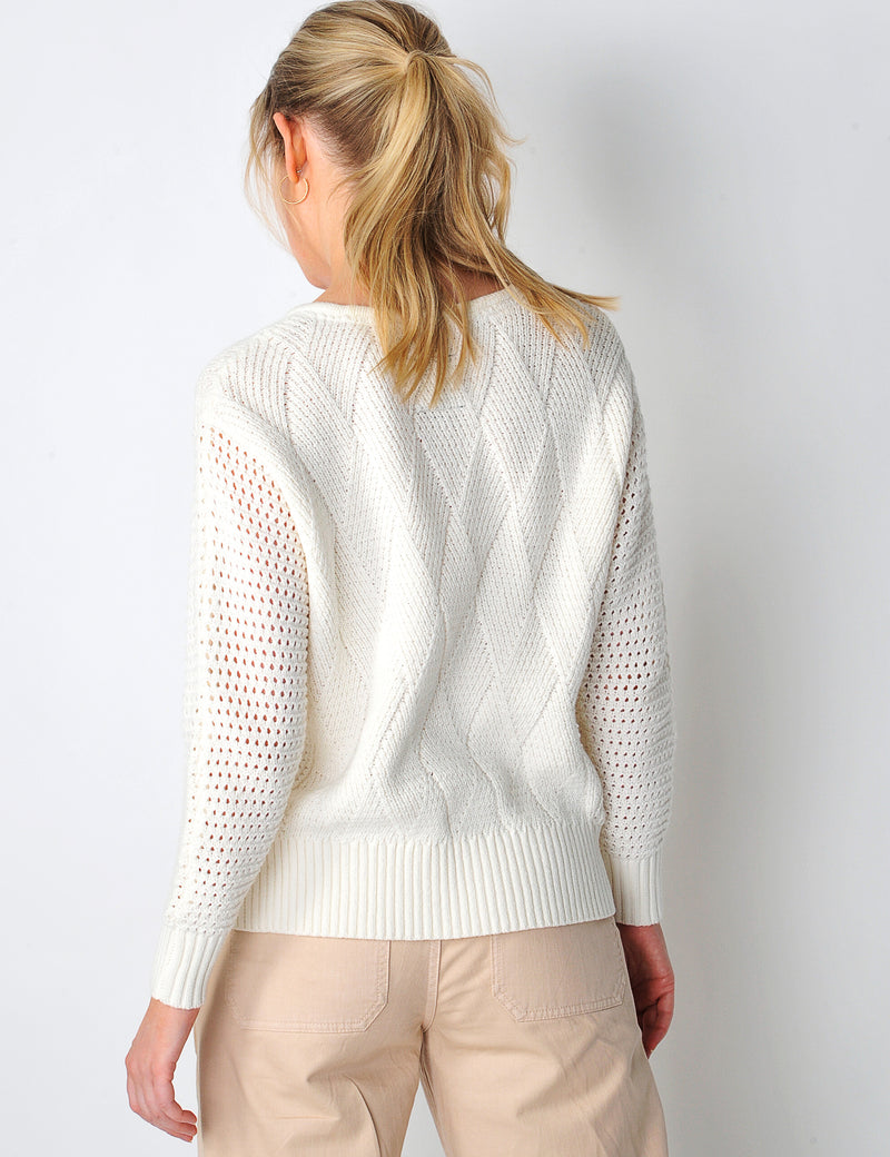 Freathy Jumper in Cloudy White