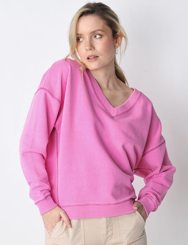 Looe Sweatshirt in Pink
