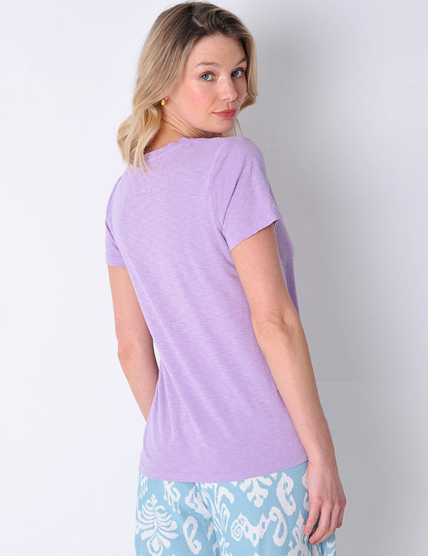Brocton Tee in Lilac