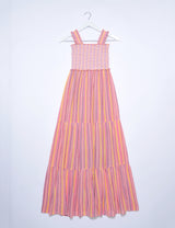 Pothilly Dress in Multi-Pink