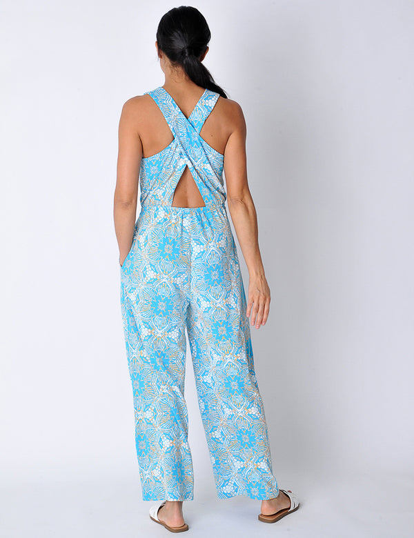 Hillend Jumpsuit in Turquoise