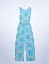 Hillend Jumpsuit in Turquoise