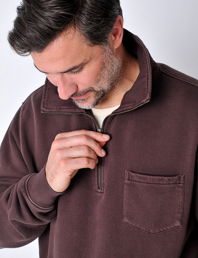 Kynance Sweatshirt in Bitter Chocolate