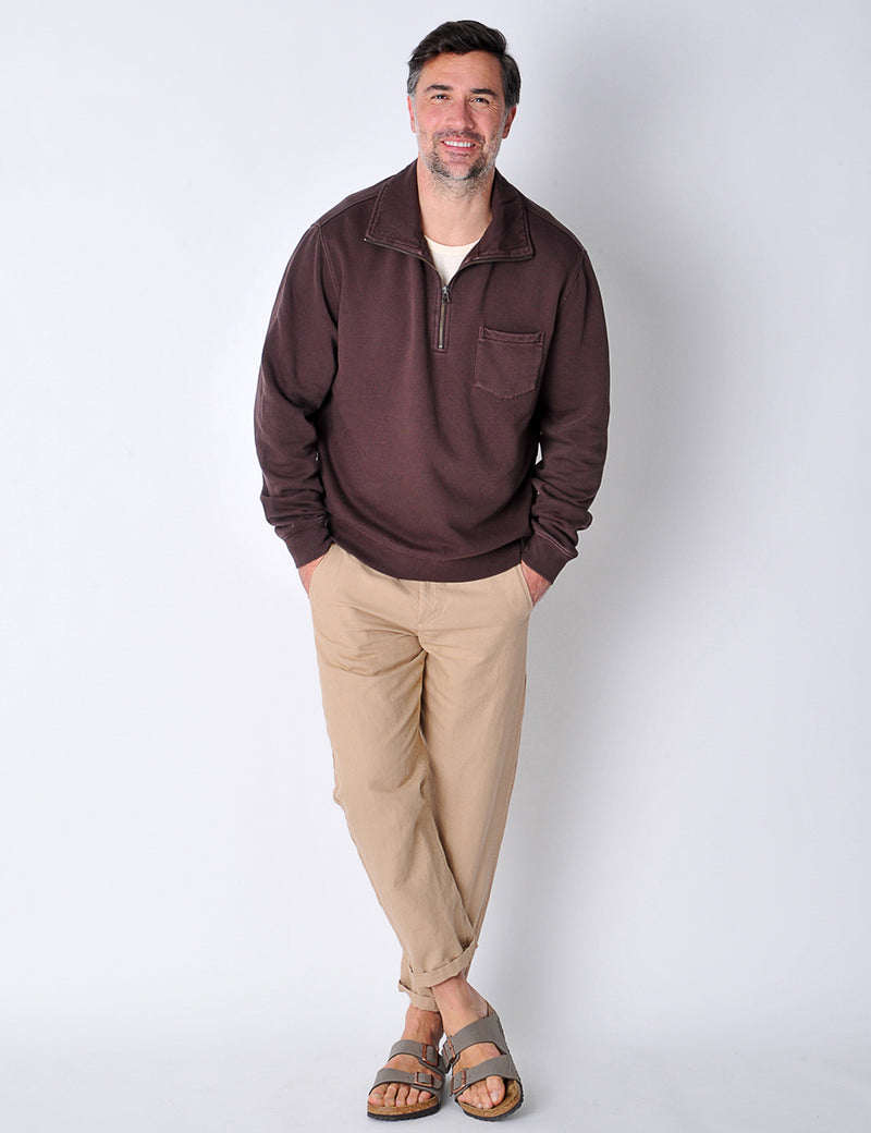 Kynance Sweatshirt in Bitter Chocolate