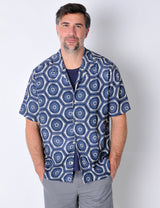 Porthtowan Shirt in Summer Navy