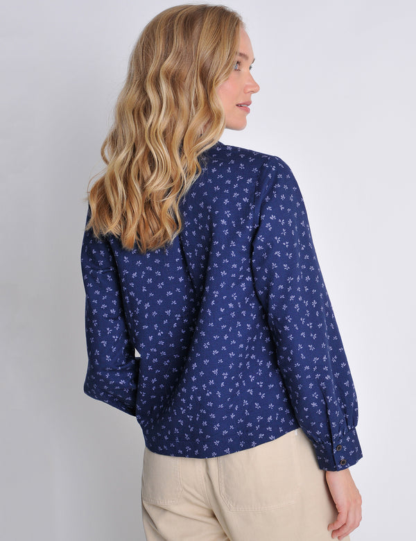 Abbey Shirt Midnight Blue