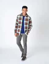 Dunsford Overshirt Burnt Rust