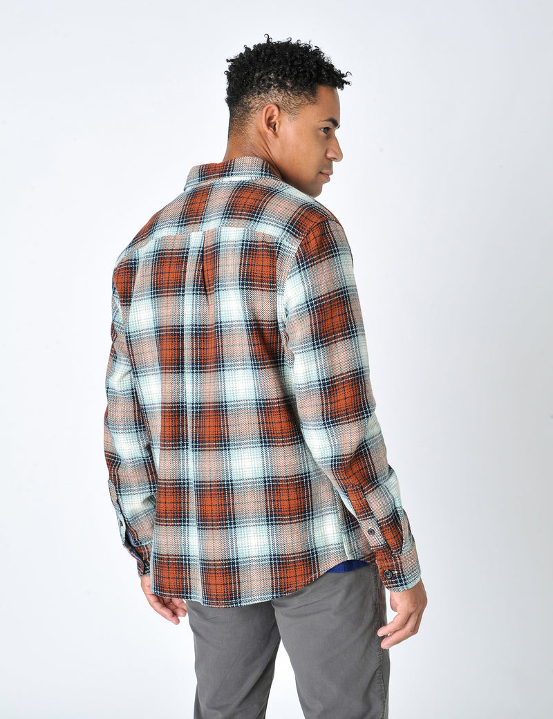 Dunsford Overshirt Burnt Rust