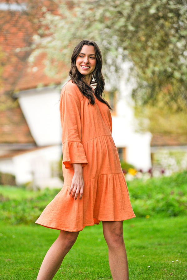 Polemear Dress Papaya