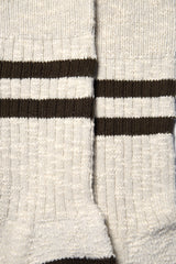 Padstow Men's Socks - Olive Stripe