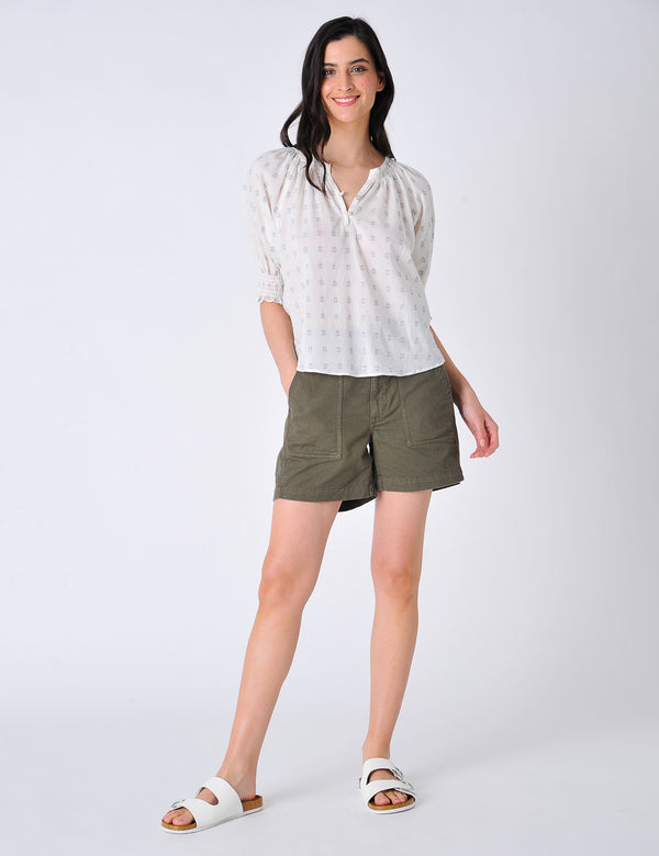 Carnkeif Blouse Linen White