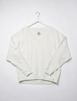 Looe Sweatshirt in Cloudy White