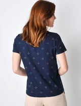 Brocton Tee in Navy
