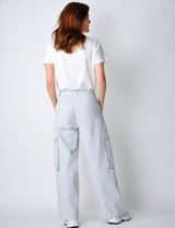 Cargo Trousers in Soft Grey