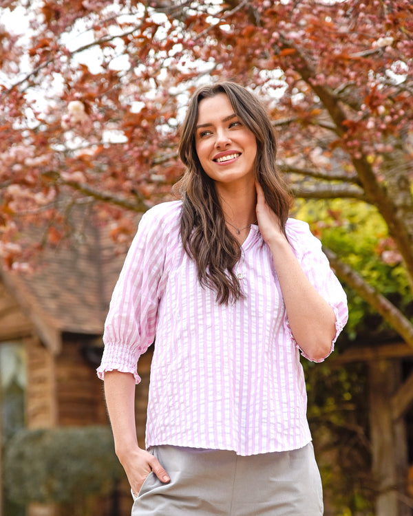 Carnkie Blouse Sherbert Pink