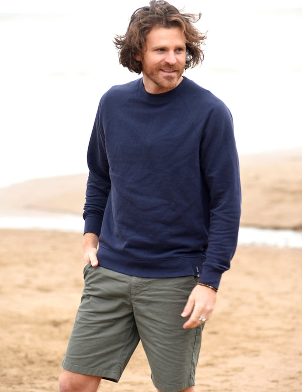 Hayle Sweatshirt Burgs Navy