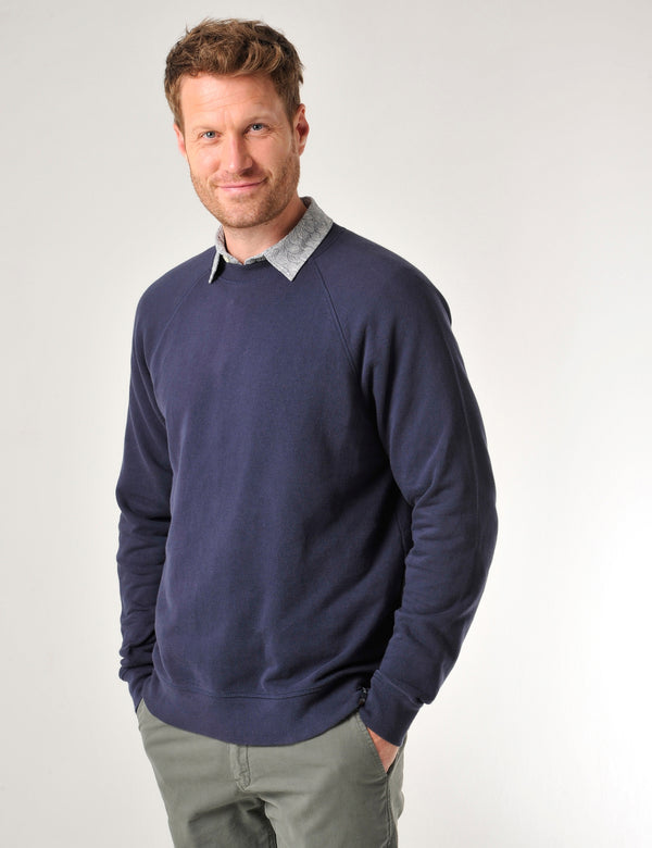 Hayle Sweatshirt Burgs Navy