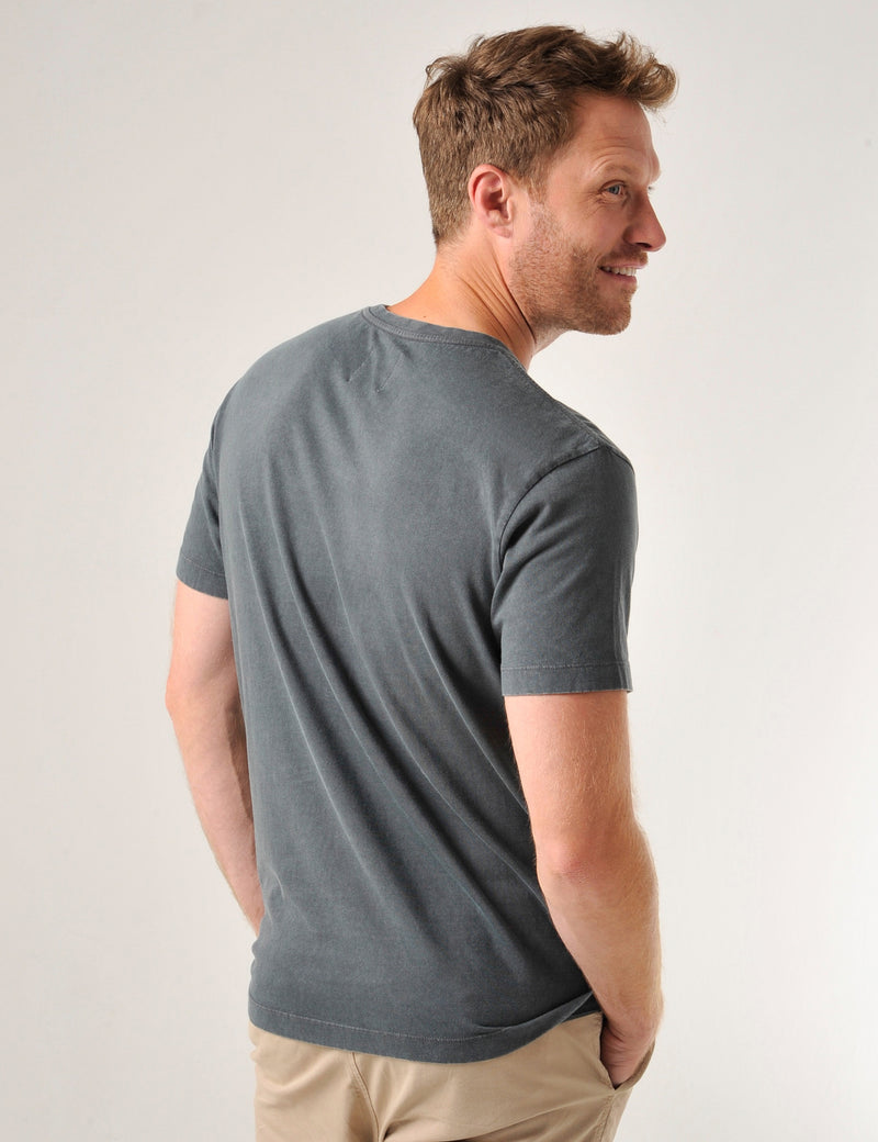 Newlyn T-Shirt Charcoal Grey