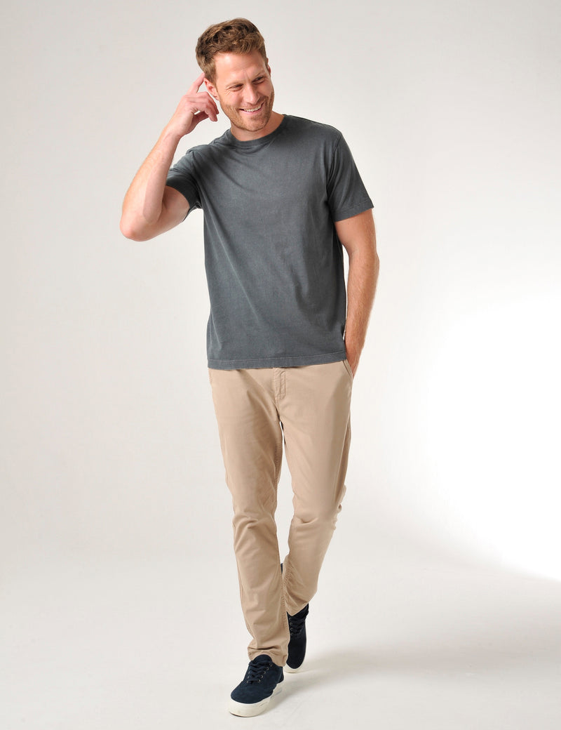 Newlyn T-Shirt Charcoal Grey