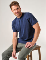 Newlyn T-Shirt Burgs Navy