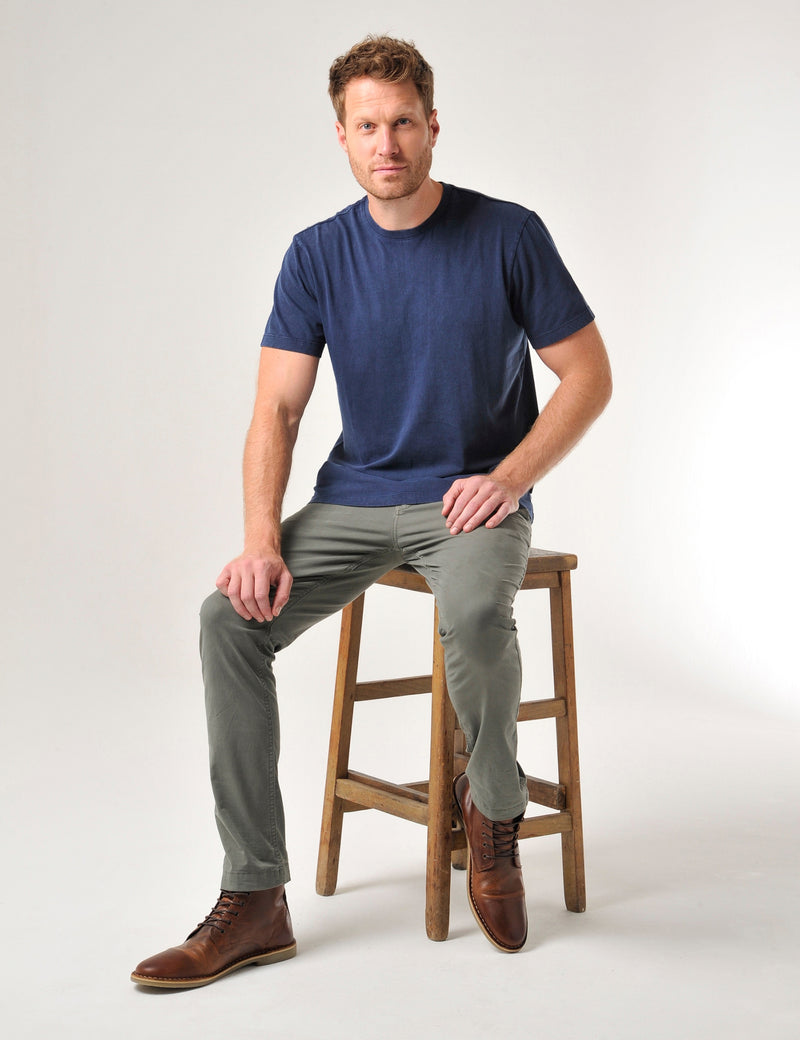 Newlyn T-Shirt Burgs Navy