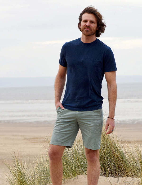 Newlyn T-Shirt Burgs Navy