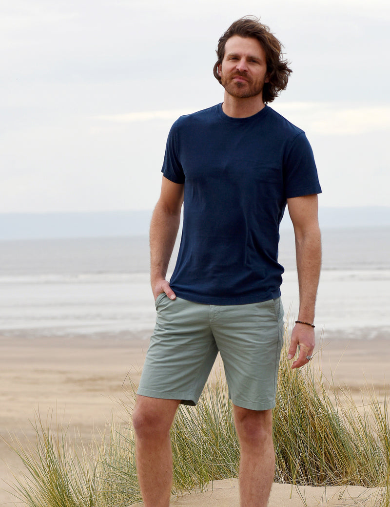 Newlyn T-Shirt Burgs Navy