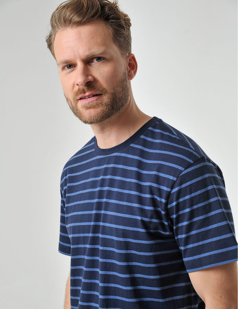 Welltown T-Shirt Burgs Navy