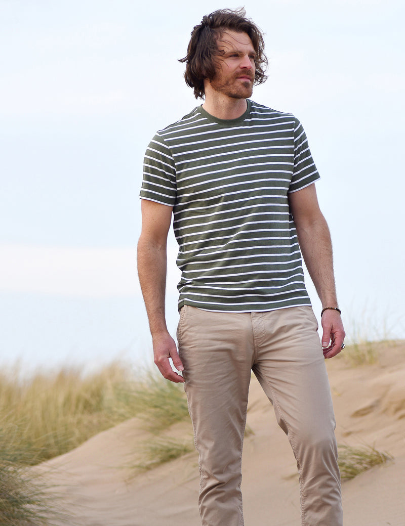 Welltown T-Shirt Deep Olive Green