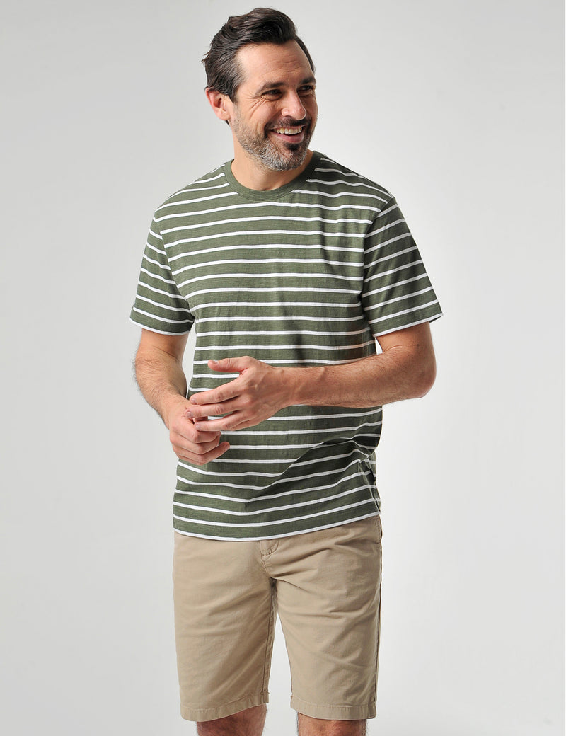 Welltown T-Shirt Deep Olive Green