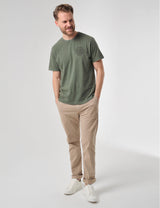 Porth T-Shirt Deep Olive Green