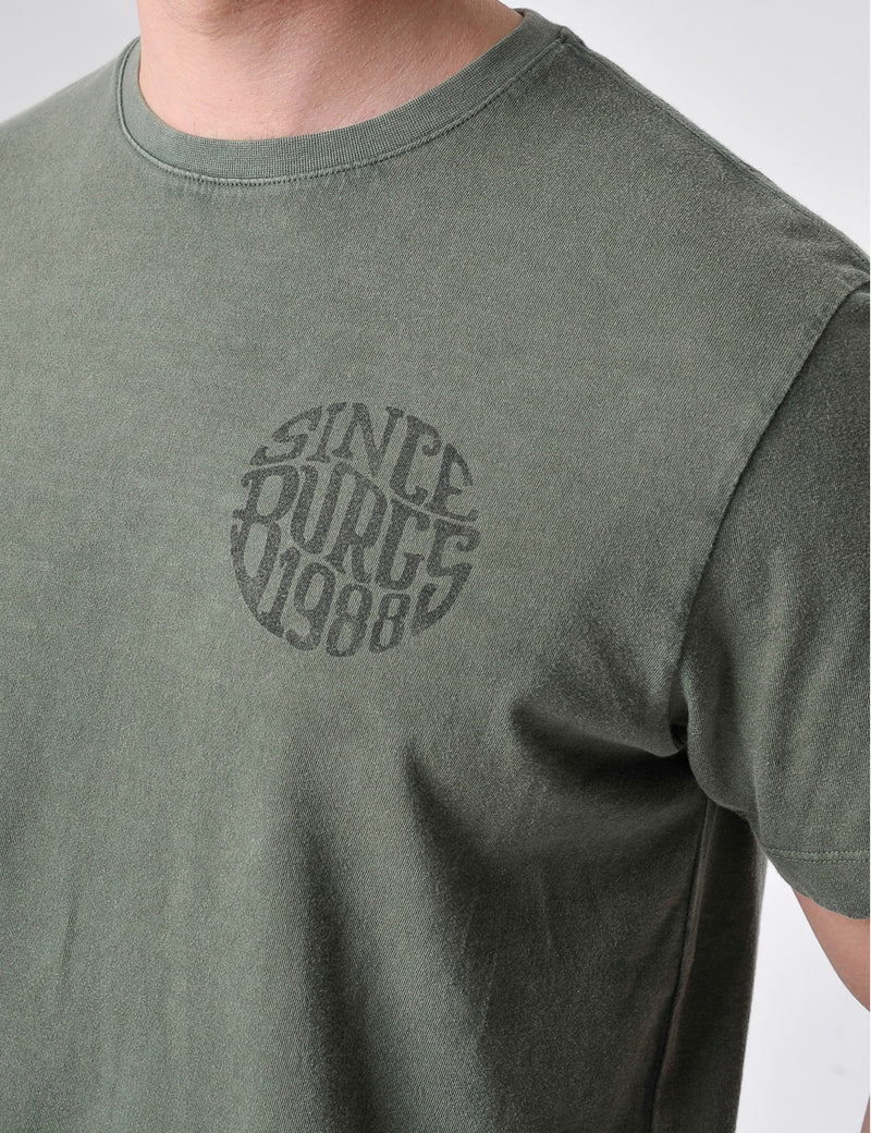 Porth T-Shirt Deep Olive Green