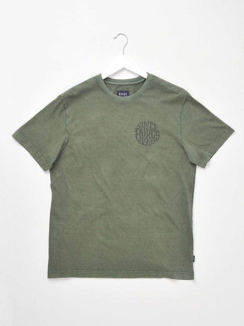 Porth T-Shirt Deep Olive Green