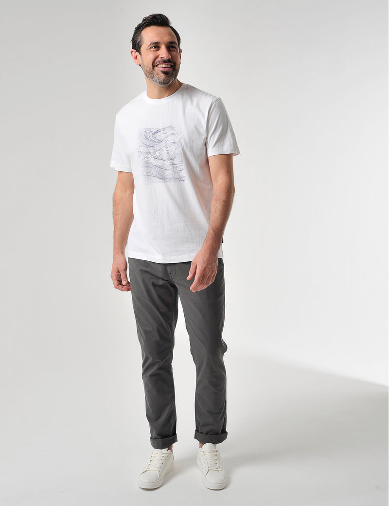 Helston T-Shirt Bright White