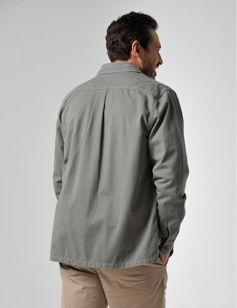 Saltash Shirt Deep Olive Green