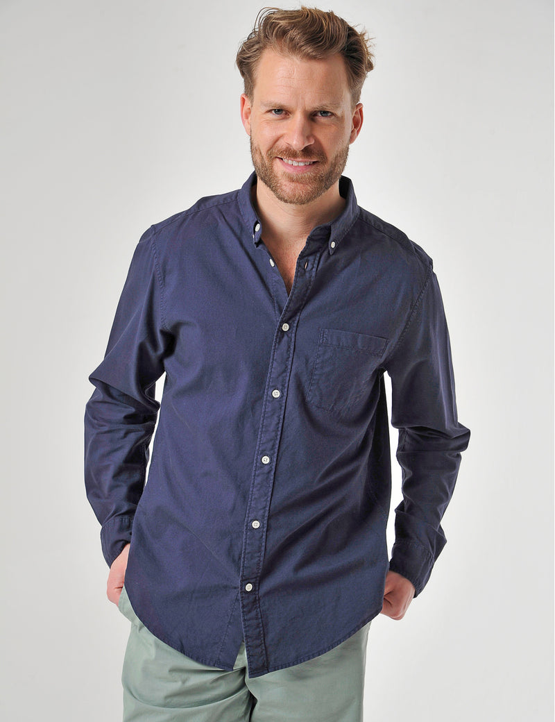 midnight navy blue shirt