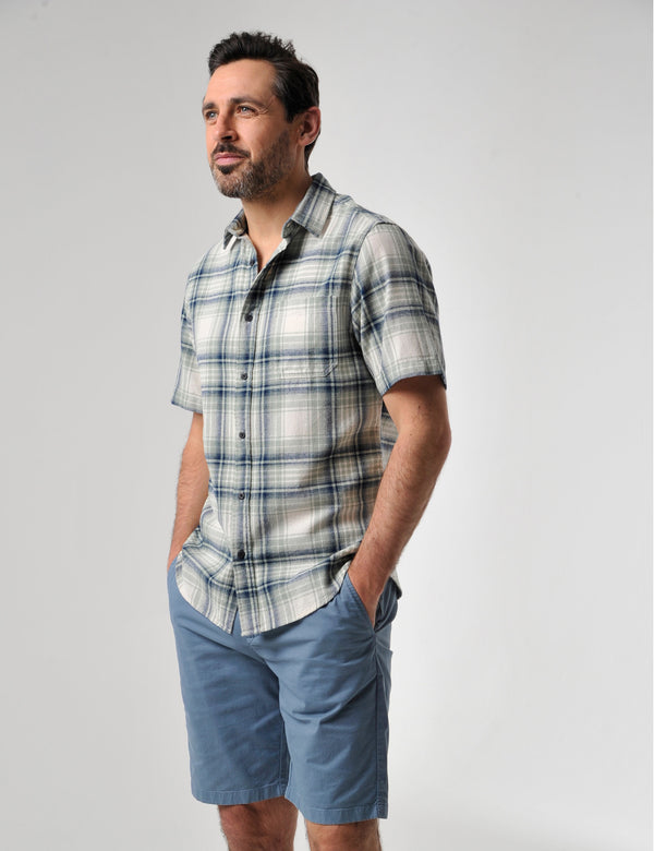 Northcott Short Sleeve Shirt Sage Green