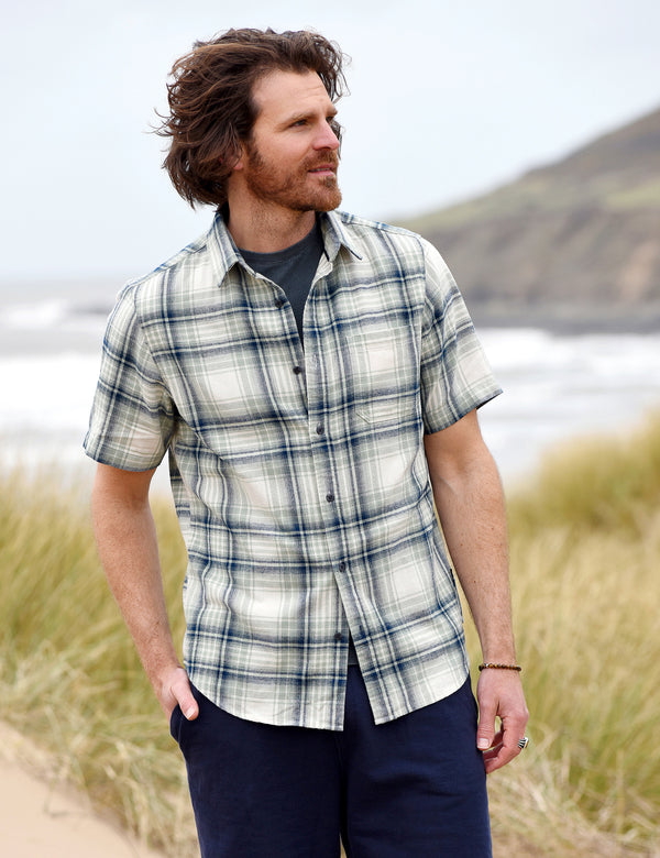 Northcott Short Sleeve Shirt Sage Green