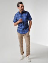 Padstow Short Sleeve Shirt Heritage Blue