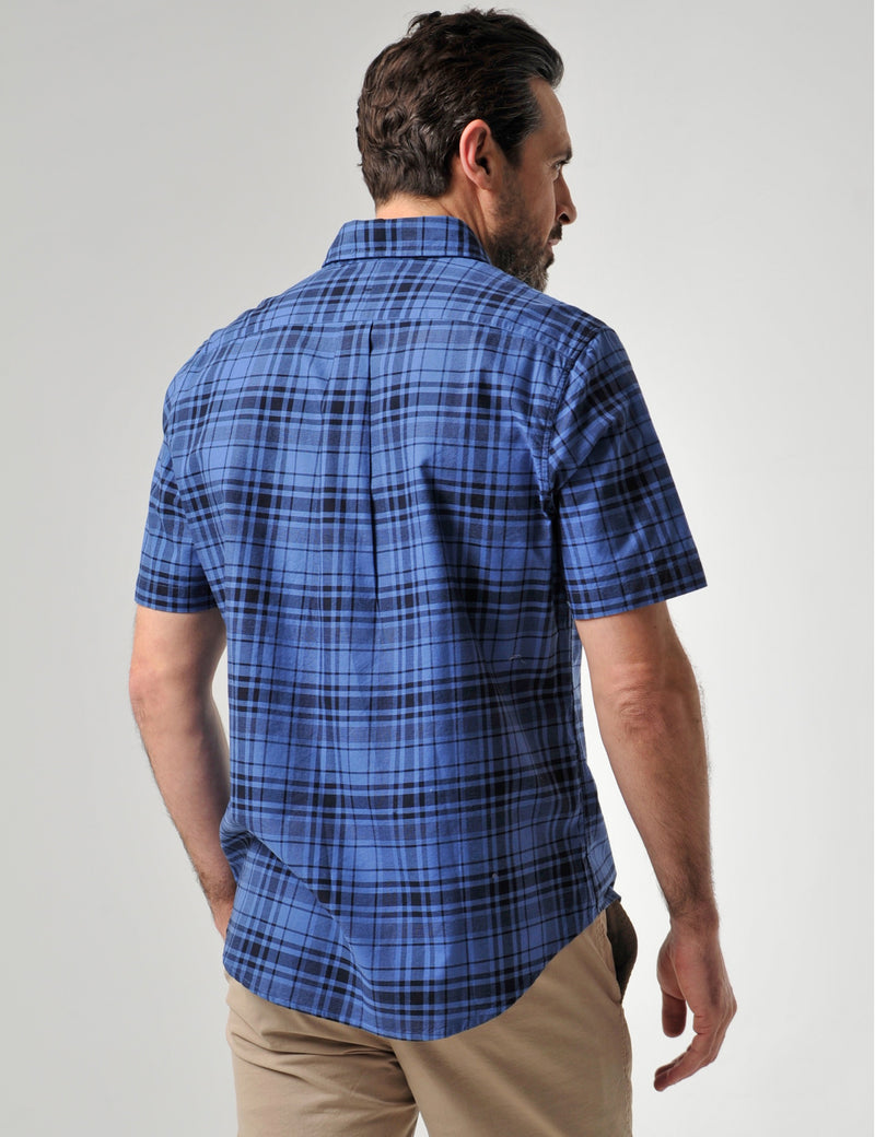 Padstow Short Sleeve Shirt Heritage Blue