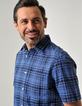 Padstow Short Sleeve Shirt Heritage Blue
