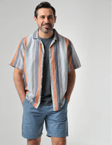 Lantic Short Sleeve Shirt - Rust Orange