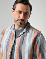 Lantic Short Sleeve Shirt - Rust Orange