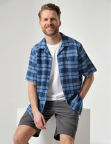 Tremore Short Sleeve Shirt - Burgs Navy