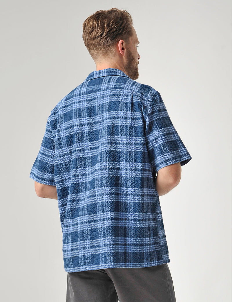 Tremore Short Sleeve Shirt - Burgs Navy