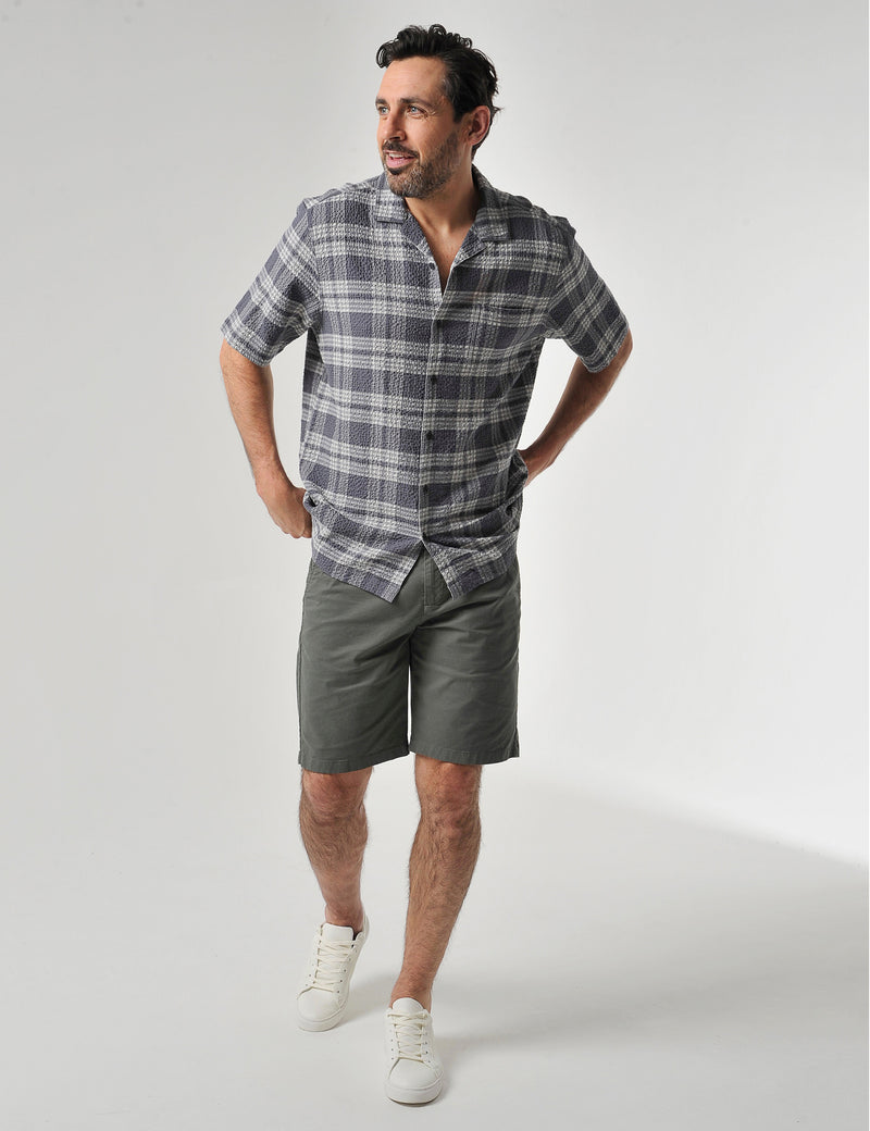 Tremore Short Sleeve Shirt - Storm Grey