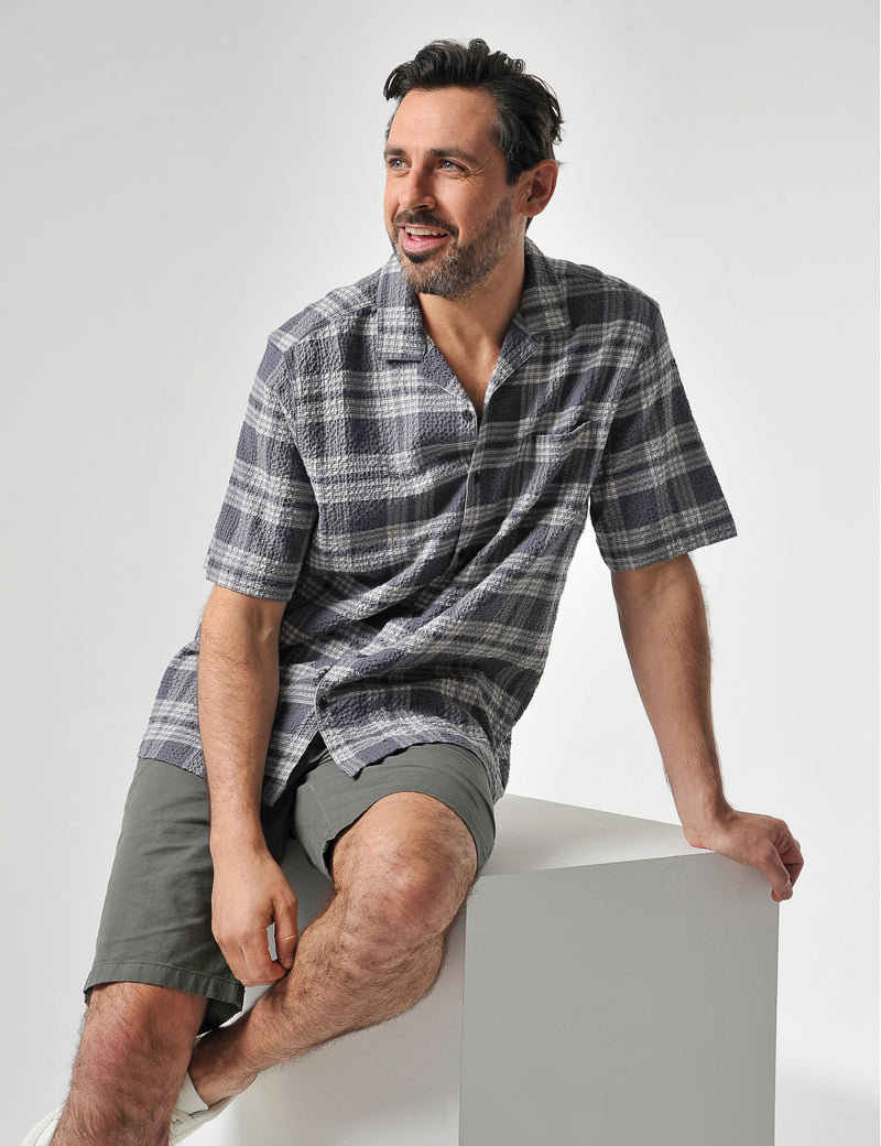 Tremore Short Sleeve Shirt - Storm Grey
